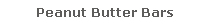 Peanut Butter Bars